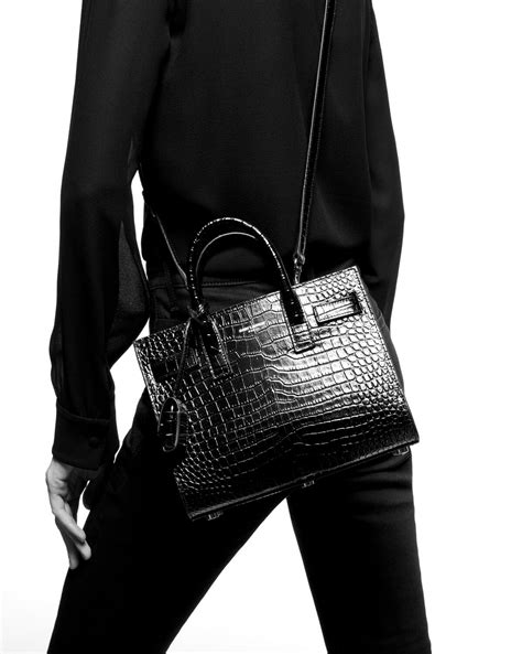 ysl sac de jour nano embossed crococdile|Sac De Jour Nano in Crocodile Embossed Leather .